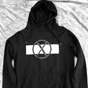 MENS SIZE M EXPRESS BLACK HOODIE